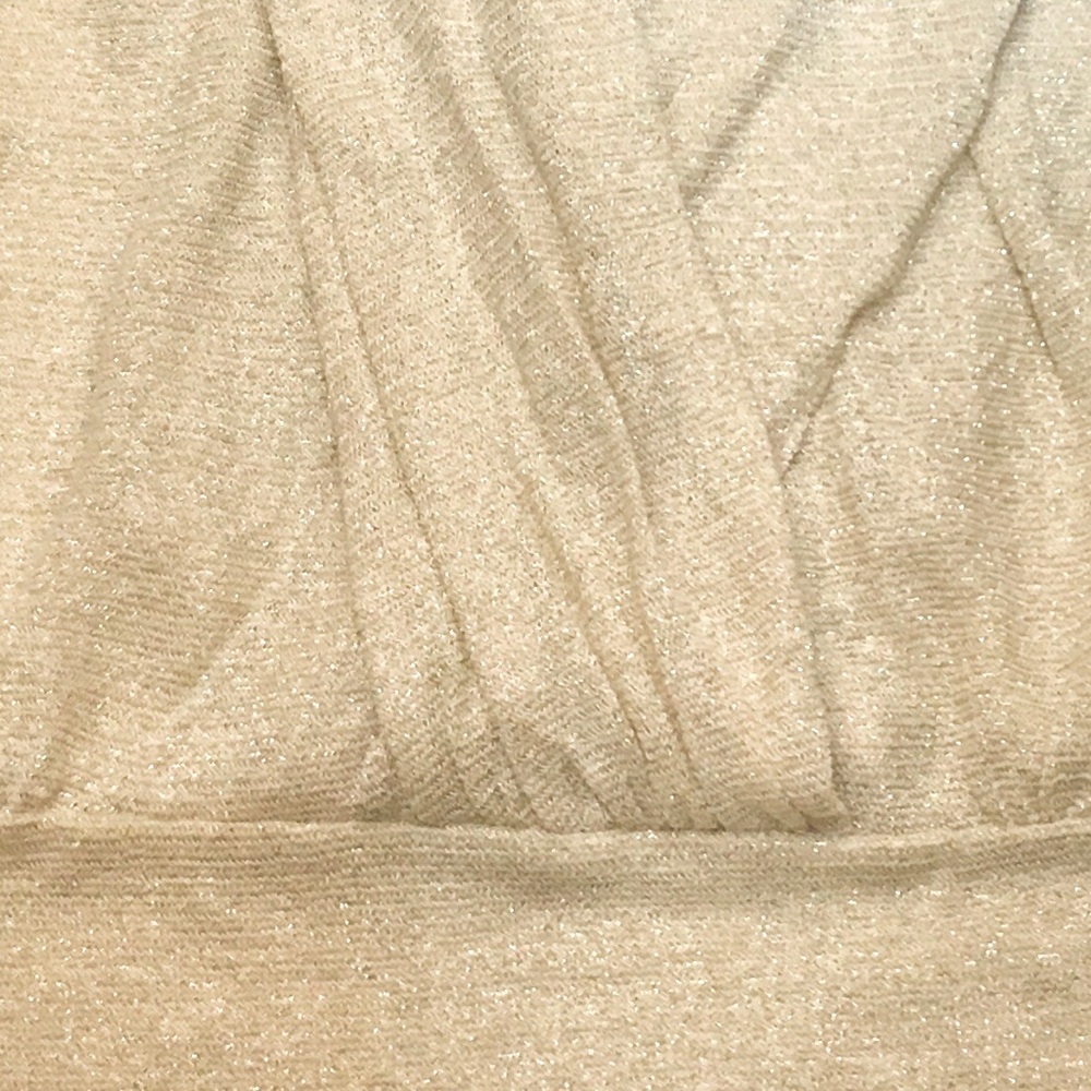 🌹HP🌹Alice+Olivia Metallic Smocked Sleeveless Party Top - Picture 7 of 9